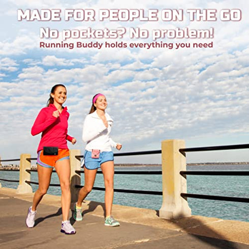 Running Buddy Magnetic Buddy Pouch Beltless No Bounce Pouch/Waist